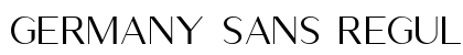 Germany Sans Regular font free download