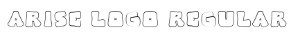 ARISE logo Regular Font Preview