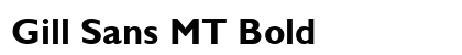 Gill Sans MT Bold font free download