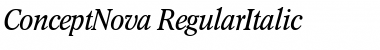 ConceptNova RegularItalic