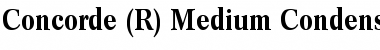 ConcordeCondensedBQ Medium Condensed Font