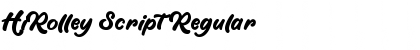 HiRolley Script Regular Font