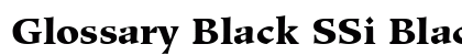 Glossary Black SSi Black preview