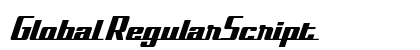 Global RegularScript Preview