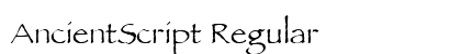 AncientScript Regular font free download