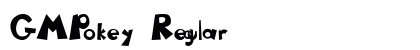 GMPokey Regular Font Preview