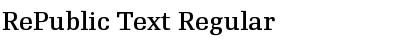 Download RePublic Text Font