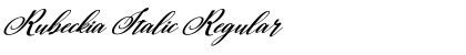 Download Rubeckia Italic Font
