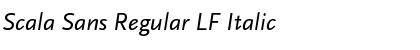 Scala Sans Regular LF Italic