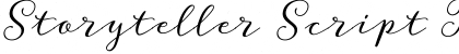 Storyteller Script Italic Font