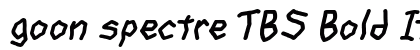 goon spectre TBS Bold Italic Preview