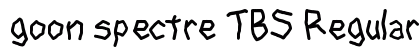 goon spectre TBS Regular font free download