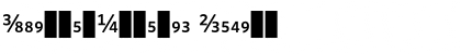 WhitneyNumeric Font