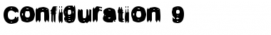 Configuration 9 Regular Font
