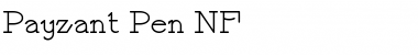 Payzant Pen NF Font