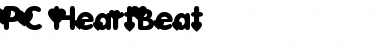 PC HeartBeat Regular Font