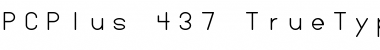 PCPlus 437 TrueType Regular Font
