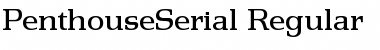 PenthouseSerial Regular Font