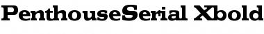 PenthouseSerial-Xbold Regular Font
