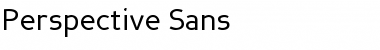 Perspective Sans Regular Font