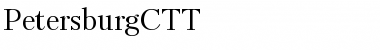 PetersburgCTT Regular Font
