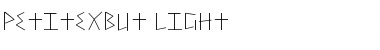 PetitexBut-Light Regular Font