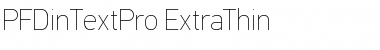 PF DinText Pro ExtraThin