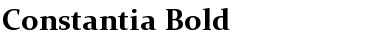 Constantia Bold Font