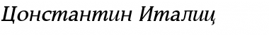 Constantin Italic Font