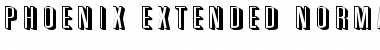 Phoenix Extended Normal Font