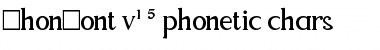 Phonetic v1.5  phonetic chars Font