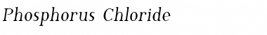 Phosphorus Chloride Regular Font