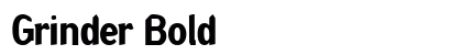 Grinder Bold Preview