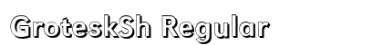 GroteskSh Regular Preview