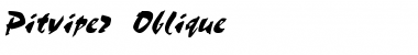 Pitviper Oblique Font