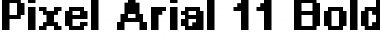 Pixel Arial 11 Bold