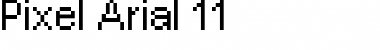 Download Pixel Arial 11 Font
