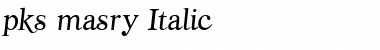 pks-masry Italic