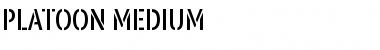 Platoon Medium Font