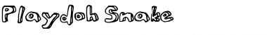 Playdoh Snake Medium Font