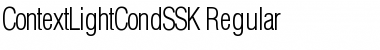 ContextLightCondSSK Font