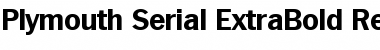 Plymouth-Serial-ExtraBold Regular Font