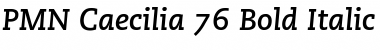 Caecilia LightOsF Bold Italic Font