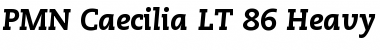 Caecilia LT HeavyItalic Regular Font