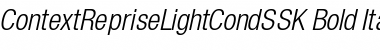 ContextRepriseLightCondSSK Font