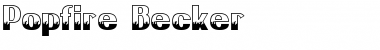 Popfire Becker Normal Font