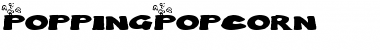 PoppingPopcorn Regular Font