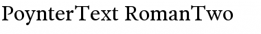 PoynterText-RomanTwo Regular Font