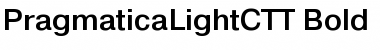 PragmaticaLightCTT Font
