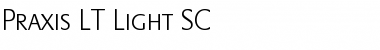 Praxis LT LightSC Regular Font